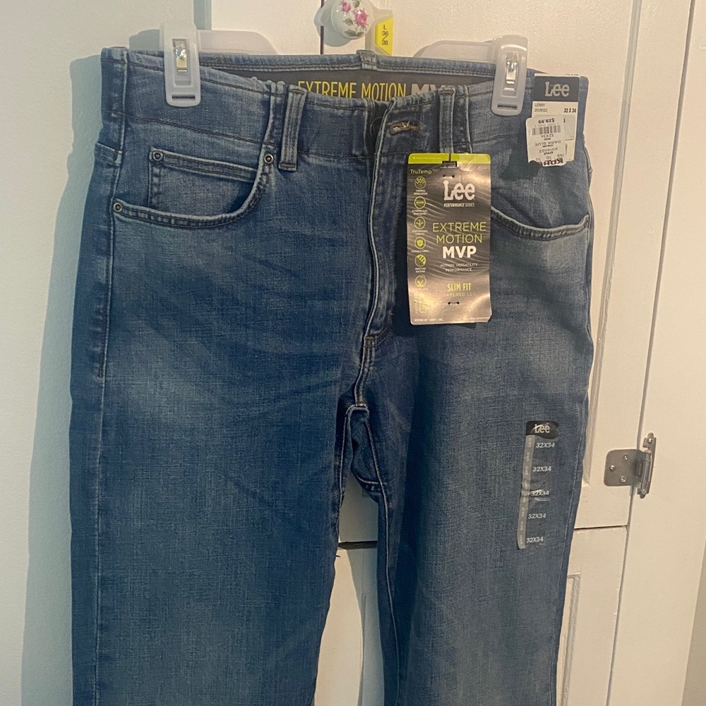 Lee Men's Slim Fit Blue Jeans